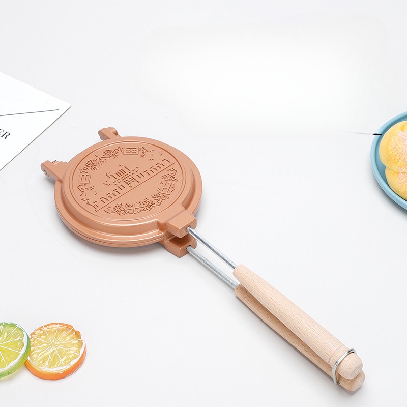 Egg Waffle Pan - Loyang memanggang Sandwich kecil dapat dilepas,