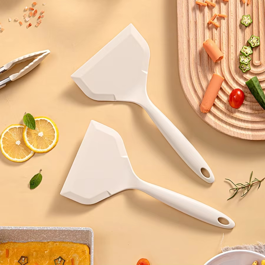 Mini Pancake Griddle - 1 Buah Spatula Silikon Tahan Panas