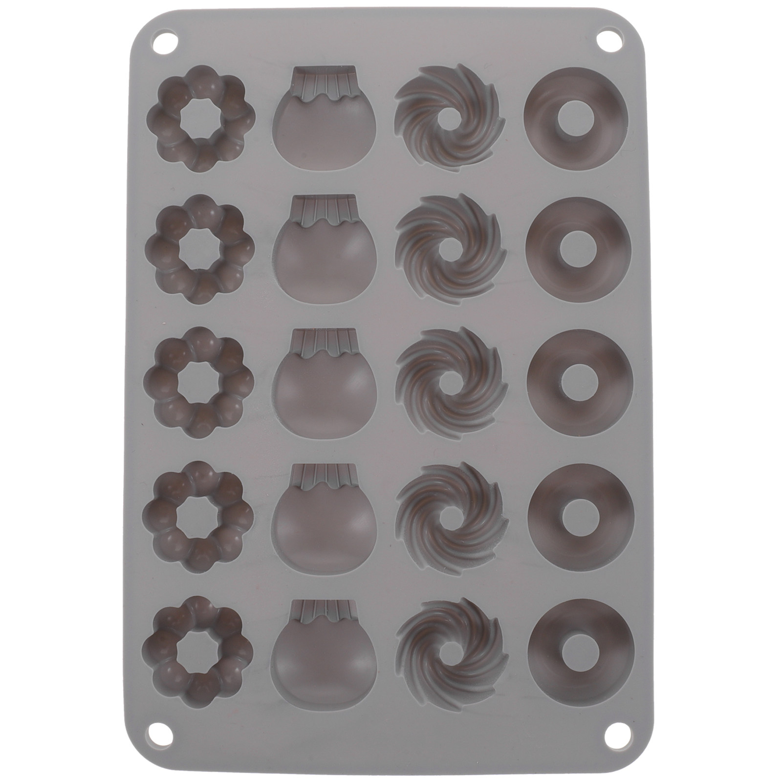 Donut Mold Silicone - Cetakan Donat Silikon Mini Premium Anti