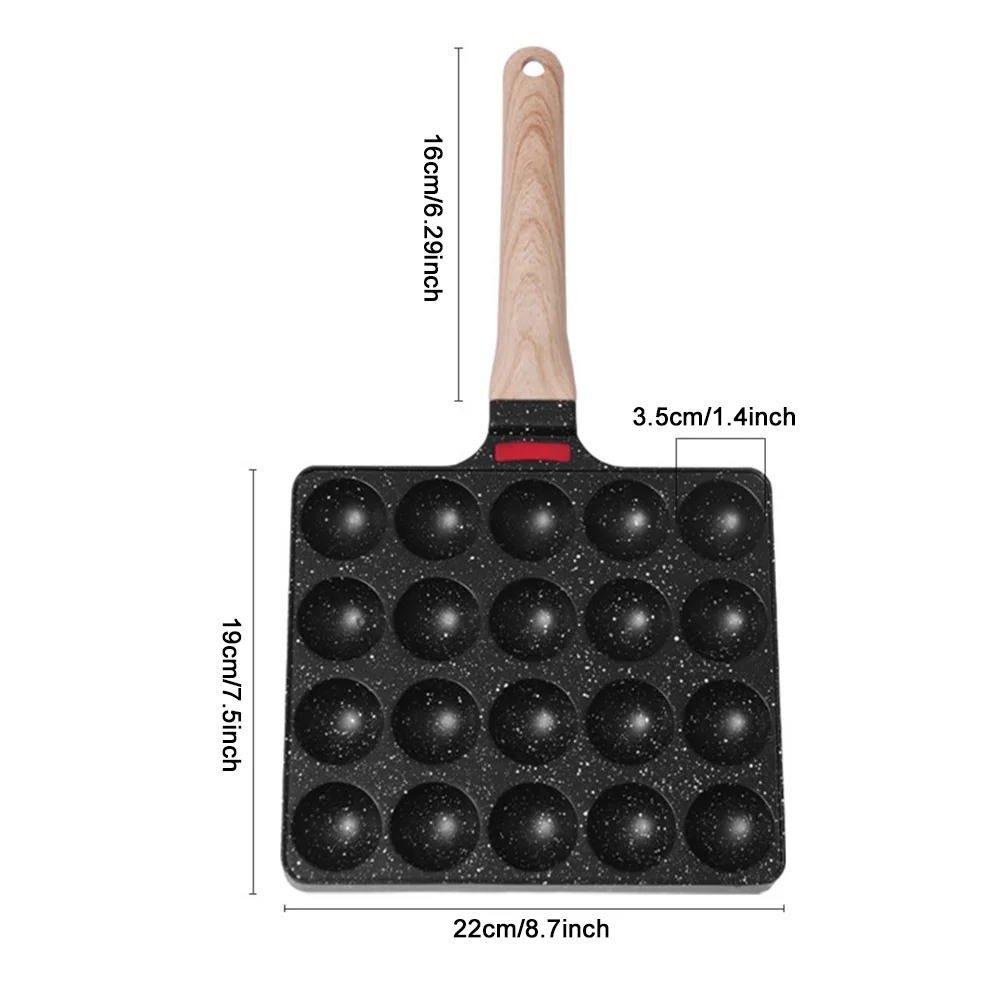 Wajan Takoyaki 20 Cetakan, Pem - Takoyaki Grill Plate ulasan dan harga