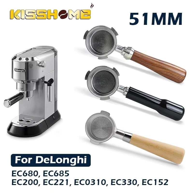 Portafilter bawah kopi 51MM, A - Delonghi Espresso Magnifica ulasan dan harga