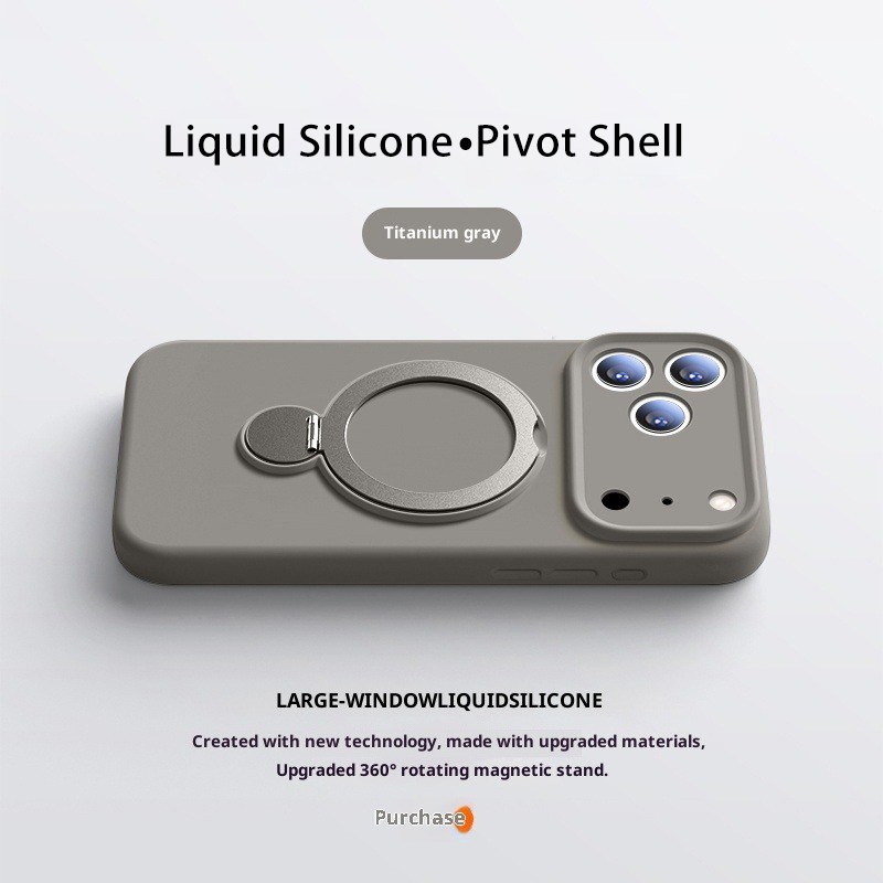 Casing Ponsel Silikon Cair Ori - Taco Stand Holder ulasan dan harga