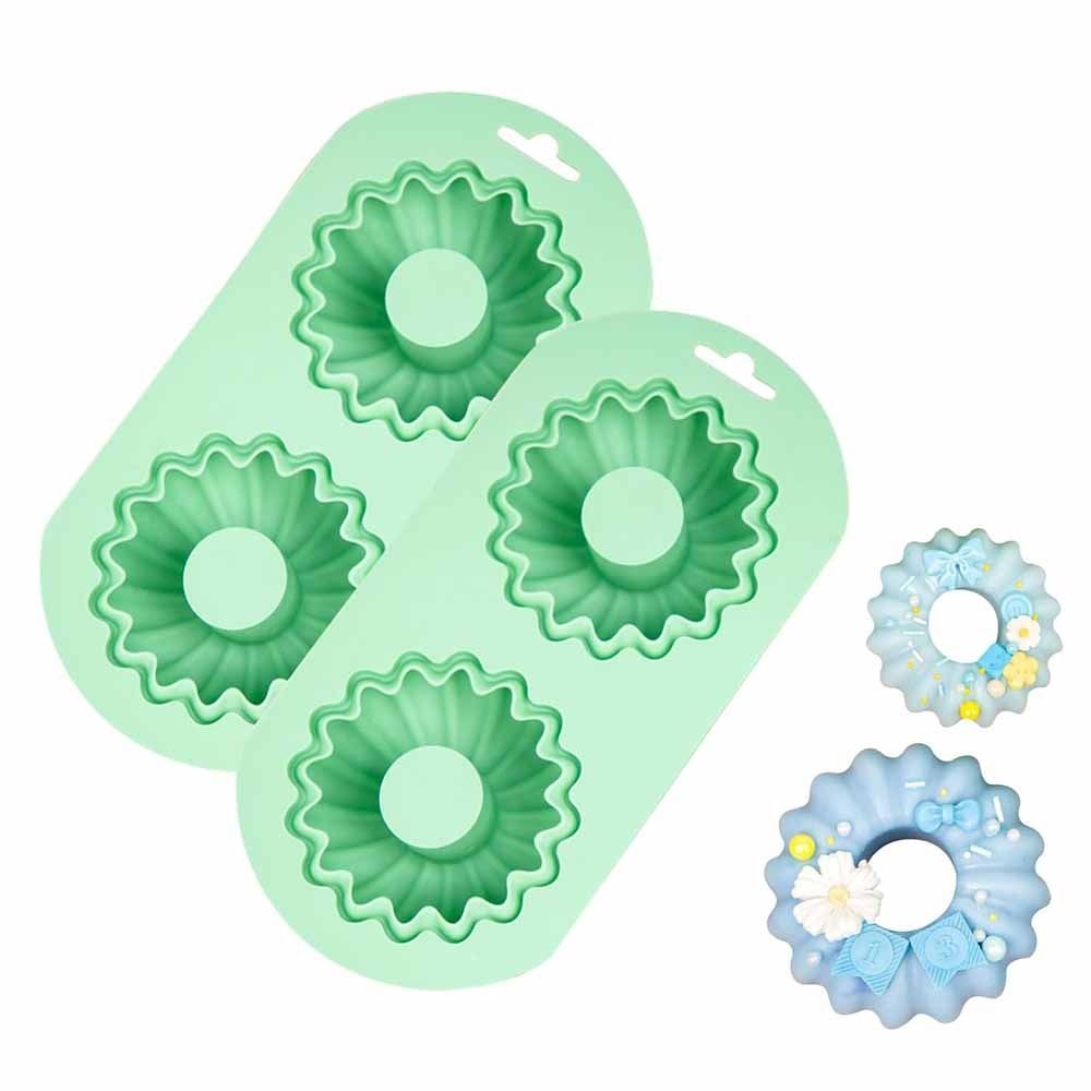 Cetakan Kue Donat 2 Lubang Mud - Donut Mold Silicone ulasan dan harga