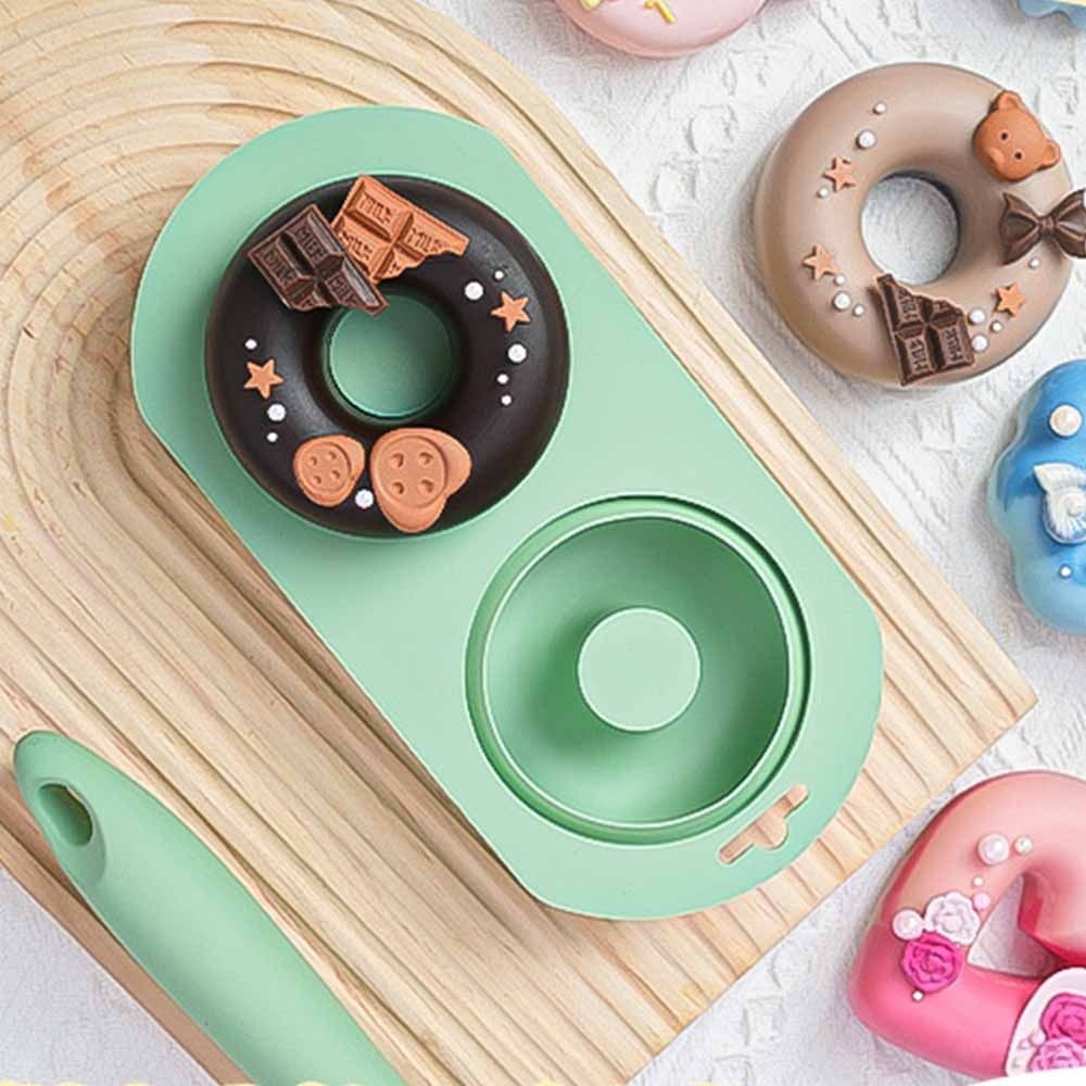 Cetakan Kue Donat 2 Lubang Mud - Donut Mold Silicone ulasan dan harga