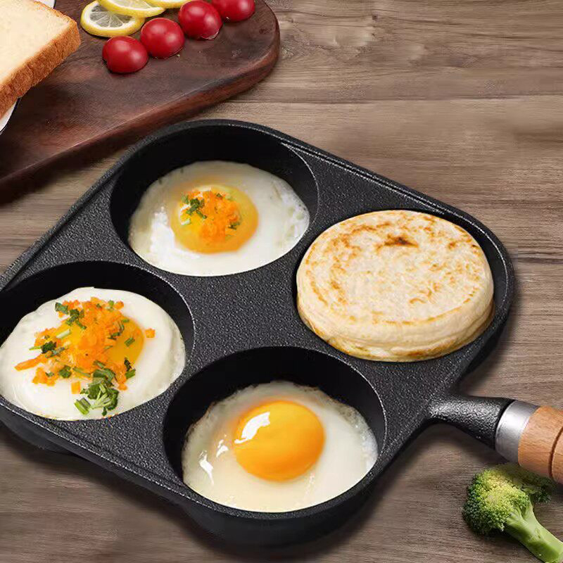 Wajan Telur Omelet Anti Lengke - Egg Waffle Pan ulasan dan harga