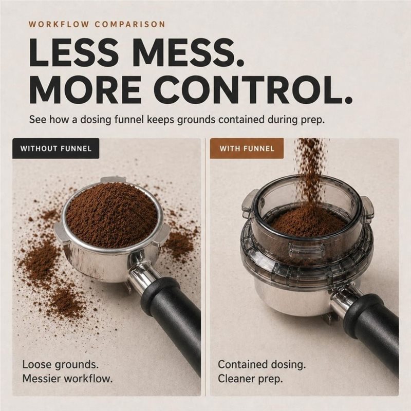 Corong Dosis B15C 54Mm Twist-L - Breville Espresso Barista Touch ulasan dan harga