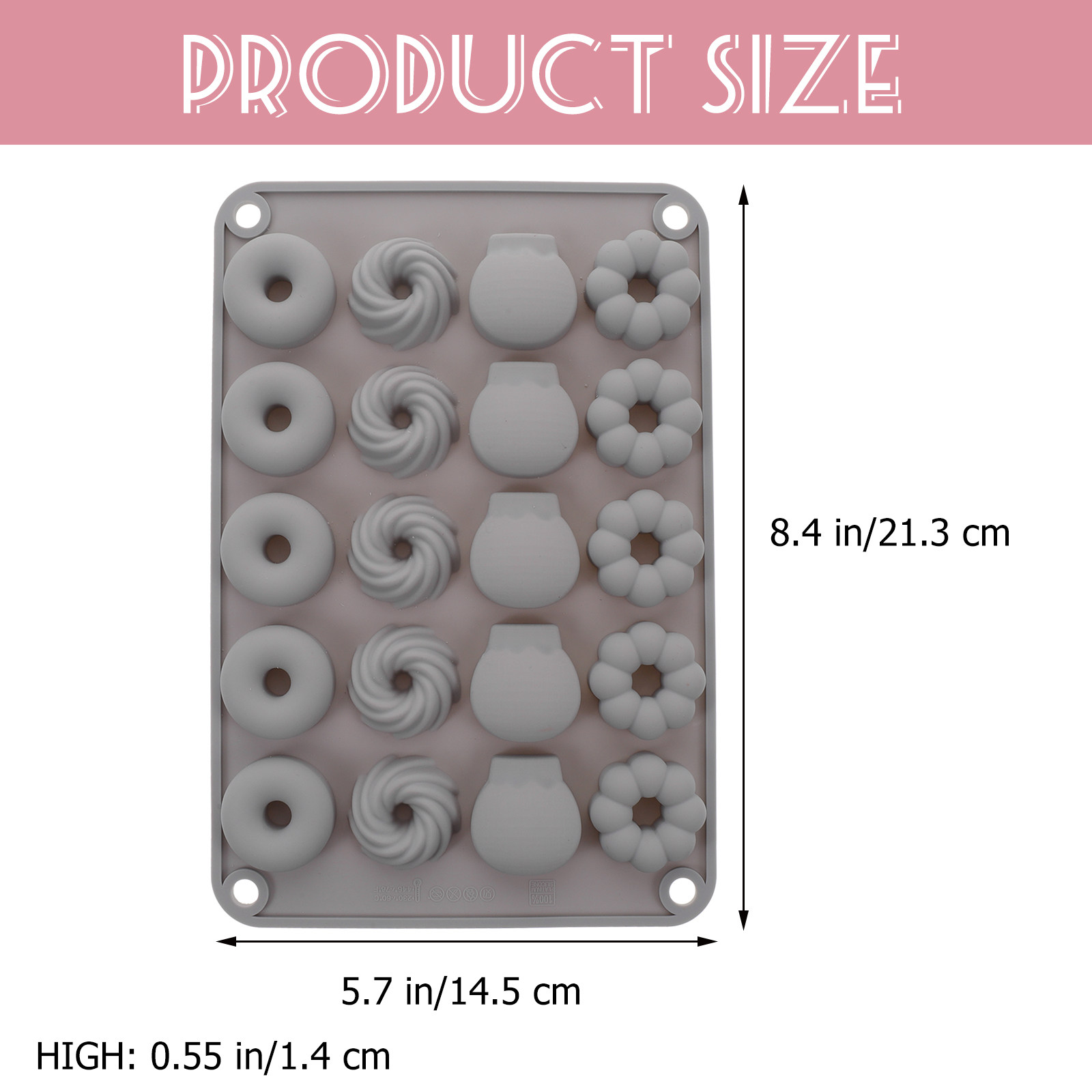 Cetakan Donat Silikon Mini Pre - Donut Mold Silicone ulasan dan harga